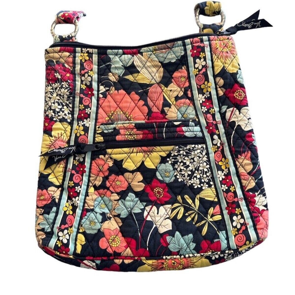 VERA BRADLEY HAPPY TRAILS PATTERNS CROSSBODY BAG
